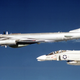 Illustration for article titled 27 high tension photos of NATO jets intercepting Russian warplanes